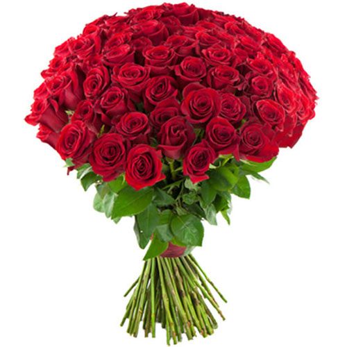Фото товара 75 красных роз в Запорожье