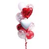 Фото товара 3 фольгированных шарика в форме сердца в Запорожье