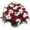 Фото товара 100 белых роз в корзине в Запорожье