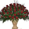 Фото товара 36 красных роз в корзине в Запорожье
