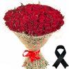 Фото товара Корзина красных и белых роз в Запорожье