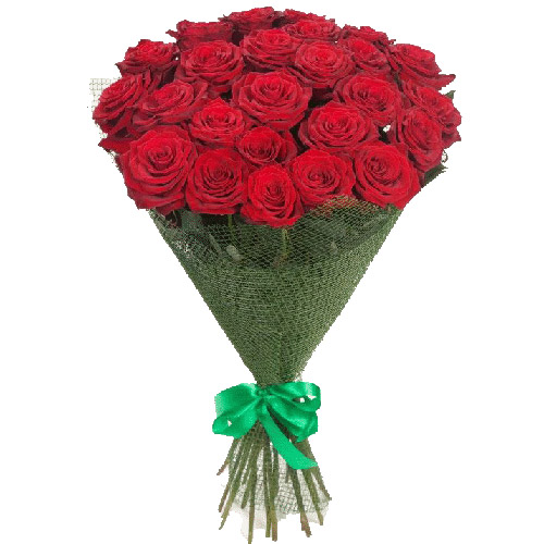 Фото товара 25 красных роз в Запорожье