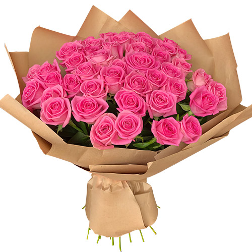 Фото товара Букет розовых роз - 51 шт в Запорожье